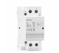 Interruttore automatico Contattore modulare 2P 40A 63A 2NO o 2NC o 1NO1NC montaggio su guida DIN AC220V 230V automatico 1 pz (Size : 2p 40a 2nc 220v)