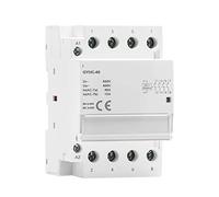 Interruttore automatico Contattore modulare AC for uso domestico su guida Din 4P 63A 4NO o 2NC2NO 220 V/230 V 50/60 HZ 1 pz (Size : 4p 40a 4n0 220v)