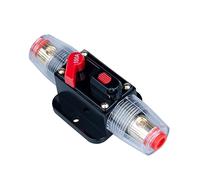 Interruttore Automatico da 100A - Portafusibile a Inserzione 100A per Inverter DC 12V-24V con Ripristino Manuale per Protezione Sistema Audio Car Audio Marino Barche Solare Auto