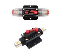 Interruttore Automatico da 20A, Portafusibile a Inserzione, Portafusibile di ripristino,Interruttore di Circuito per Auto,con funzione di ripristino manuale, adatto per la protezione del sistema audio