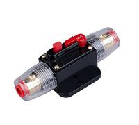 Interruttore Automatico da 50A - Portafusibile a Inserzione 50A per Inverter DC 12V-24V con Ripristino Manuale per Protezione Sistema Audio Car Audio Marino Barche Solare Auto