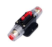 Interruttore Automatico da 80A - Portafusibile a Inserzione 80A per Inverter DC 12V-24V con Ripristino Manuale per Protezione Sistema Audio Car Audio Marino Barche Solare Auto