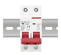Interruttore automatico DC 1000V 6A/10A/16A/20A/25A/32A/40A/50A/63A 2P DC1000V PV NOZLIHMH(32A)