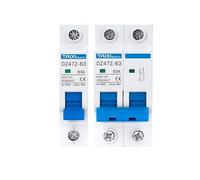 Interruttore automatico DC DZ47 da 10 pezzi 120 V 200 V 250 V 500 V Protezione della carica solare Interruttore automatico di cortocircuito 40 A Interruttore rapido(63A)