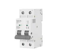 Interruttore automatico DC MCB 80A 100A 125A 6KA 2P 500VDC Mini interruttore automatico Din Rail DC Breakers GYM9-125