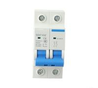 Interruttore automatico DC500V 2P DZ47-63Z modello 63A Frame Current 6A 16A 32A 63A valutazione per protezione da sovraccarico del sistema fotovoltaico con design di installazione su rotaia (6A)