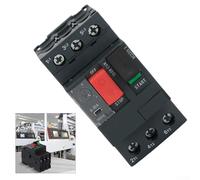 Interruttore automatico del motore serie GV2 Protezione da sovraccarico magnetico termico per cortocircuito e avviamento motore da 0,37 kW a 15 kW compatibile con Single e T (GV2ME06C1-1.6A)