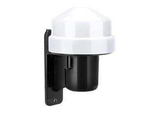 Interruttore automatico della luce con sensore fotocellula elettronica, IP44 resistente alle intemperie nominale