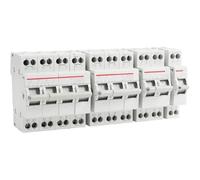 Interruttore Automatico Di Interblocco CA Con Interruttore Di Trasferimento Manuale Isolante Su Guida DIN A Doppia Alimentazione A 3 Posizioni Componenti elettrici(2P,40A)