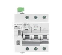 Interruttore automatico di riarmo automatico su guida DIN GRD9L-R GYM9 3P MCB 6KA Sicurezza MCB intelligente(Gym9-3p-mcb-63a,R-AC220V)