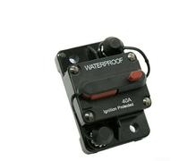 Interruttore automatico di ripristino manuale 30A-300A 12-48V DC impermeabile IP67 nominale per applicazioni marine per auto, barca, camper, con protezione termica a 2 poli (40 A)
