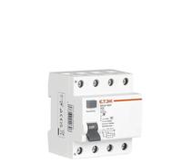 Interruttore automatico differenziale elettromeccanico ETEK tipo A RCD RCCB 30ma 2 Pole10KA 3P+N 4P 40A DC 230V EKL6-100H(40A)