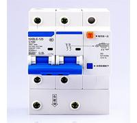 Interruttore automatico Dispositivo di corrente residua AC230/400V NXBLE-125 2P C 63 80 100 125A Protezione da sovraccarico Protezione differenziale 1 pz (Color : 125A, Size : 2P)