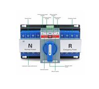 Interruttore automatico doppio trasferimento di potenza 2P4P 63A interruttore tr