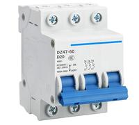 Interruttore automatico DZ47-60D 1P 2P 3P 4P 1A, 2A, 3A, 4A, 5A, 6A, 10A, 16A, 20A, 25A, 32A, 40A, 50A, 60A, 125A, 80A, 100A(4p,25A)