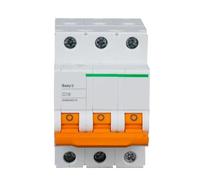 Interruttore automatico EA9 1P 2P 3P Piccolo interruttore Easy 9 freno elettrico 6A 40A 50A 63A domestico 1 pz(3P,63A)