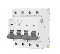 Interruttore automatico elettrico CA a 4 poli GYM9-125 80A 100A 125A 4P Larghezza 71,2 mm 400 V 6 KA(80A)