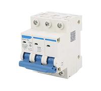 Interruttore Automatico Fi, Interruttore Corrente Residua, Interruttore Differenziale Rccb a 3 Poli 220 / 380V 63A DZ47-63, Protezione Cortocircuito Sovraccarico