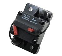 Interruttore automatico for auto, 10 pezzi, 50-300 A, doppia batteria, IP67, impermeabile, 12 V, 24 V, fusibile, reset manuale(80A)
