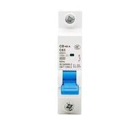 Interruttore automatico for guida DIN DC CB-63A for veicoli elettrici, biciclette, energia solare CB 63A DC 110 V, 220 V, CA 230 V, 400 V