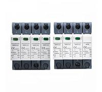 Interruttore automatico GSP9 12.5KA T1+T2 SPD 4P 3P+N Protezione contro le sovratensioni 275VAC 7/12.5KA Dispositivo di protezione contro le sovratensioni da fulmine for la casa 1Pcs (Size : 4P 12.5K