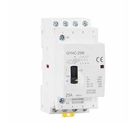 Interruttore automatico GYHC 4P 25A 4NO O 2NO2NC 220V/230V 50/60HZ Contattore modulare AC for uso domestico su guida Din 1 pz (Size : 4P 25A 2NO2NC 220V)