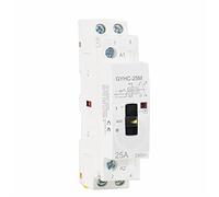 Interruttore automatico GYHC Contattore modulare 2P 16A 20A 25A 2NO o 2NC 220V Controllo manuale Contattore domestico Tipo su guida Din 1 pz (Size : 2p 25a 2nc 220v)