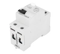 Interruttore Automatico GYL9 2P 230 V 50/60 Hz IP20 Interruttore Automatico Corrente Residua, Interruttore Automatico Protezione Perdite per Casa, Colore Bianco, Materiale