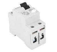 Interruttore Automatico GYL9 2P 230 V 50/60 Hz IP20 Interruttore Automatico Corrente Residua, Interruttore Automatico Protezione Perdite per Casa, Colore Bianco, Materiale
