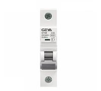 Interruttore automatico GYM9 1P MCB 6A-63A Din Rail 220V 400V Tipo AC 6KA Potere di interruzione Curva C(10A)