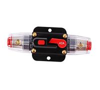 Interruttore automatico in linea 12V DC Inverter fusibile di ripristino, protezione automatica 40A per portafusibile interruttore autoradio, interruttore ripristinabile