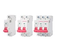 Interruttore automatico in miniatura 1P 2P 3P YCB6H-63 da 18 mm, montaggio su guida DIN, capacità di interruzione 6 A/10 A/16 A/20 A/25 A/32 A(1P,32A)