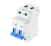 Interruttore automatico in miniatura 2P 6A DC 500V Montaggio su guida DIN Blu