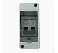 Interruttore automatico in miniatura CC per scatola combinatrice solare fotovoltaico - Interruttore di isolamento a 2 poli IP65, da 6A a 125A, DC12-240V / 500V, Distribuzione fotovoltaica (DC12-240V