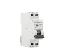 Interruttore automatico in miniatura da 19 mm 1P+N 6 kA Montaggio su guida DIN per uso domestico 30 mA curva C EKM2(16a)