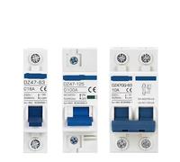 Interruttore automatico in miniatura MCB DZ47-63 1P 2P 3P 4 poli C32A DZ47 tipo C Mini 1 pz(3 Pole,C25A)
