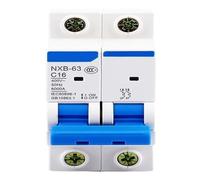 Interruttore automatico in miniatura NXB-63 2P AC 230/400V C 6 10 16 20 25 32 40 63A Protezione da sovraccarico Interruttore pneumatico stile DZ47 C(25A)