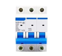 Interruttore automatico in miniatura NXB-63 3P AC 230/400V C 6 10 16 20 25 32 40 63A Protezione da sovraccarico Interruttore pneumatico stile C DZ47 MCB(40A)