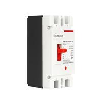 Interruttore automatico in scatola stampata MCCB 2P DC 600V DC solare, interruttore di protezione da sovraccarico for impianto fotovoltaico solare PV 125A 250A(200A)