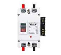 Interruttore automatico in scatola stampata MCCB DC12V 24V 48V con sganciatore di shunt 100A 250A 300A 400A 600A Protezione for pila di ricarica(2P-DC24V release,350A)