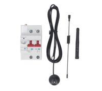 Interruttore automatico intelligente 2P 100A Interruttore di controllo remoto WiFi con blocco di sicurezza integrato - DC 10-100 V - Materiale PC ignifugo per la gestione dei