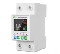 Interruttore automatico intelligente con controllo mobile wireless display LCD perdite e protezione da sovracorrente Reclosure automatico compatto 63A AC230V bianco per la casa e gli elettrodomestici