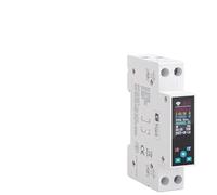 Interruttore automatico intelligente Tuya WIFI 1P 50A con contatore di energia LCD, timer di misurazione della potenza in kWh, relè, controllo remoto, app Smart Life