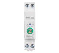 Interruttore automatico intelligente Tuya Zigbee 1P+N 63A su guida DIN con misurazione Interruttore intelligente Controllo vocale per la casa