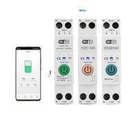 Interruttore automatico intelligente WIFI 63A 1P Relè timer di monitoraggio della misurazione della potenza for il controllo remoto wireless della casa intelligente(STM-63M Metering,63A)