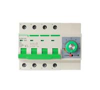 Interruttore automatico Interruttore automatico 3 fasi 4 fili 380 V 32 A, 63 A Protezione da sovraccarico Interruttore automatico con funzione timer 0-60 min 0-6 ore din Tipo 380 V Interruttore timer