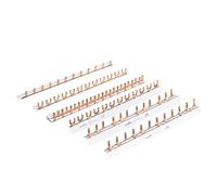 Interruttore automatico Interruttore automatico Busbar in rame for scatola di distribuzione Interruttore automatico PIN U Tipo MCB Connettore barra collettrice Interruttore pettinatura (Size : 1P Pin