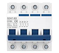 Interruttore automatico, Interruttore automatico CA for motore a curva D, 10 A ~ 125 A, 400 V, interruttore di avviamento, pompa for acqua industriale(20a,4P)