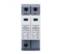 Interruttore automatico Interruttore automatico DC SPD 2P 600V 800V 1000V 20KA ~ 40ka Guida DIN Dispositivo di protezione for la protezione dell'alimentazione esterna solare Protezione contro le sovra