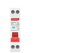 Interruttore automatico, Interruttore automatico differenziale a corrente residua da 18 mm, 1P+N, AC 230 V, 50/60 Hz, 6 KA, con protezione sovracorrente(25A)